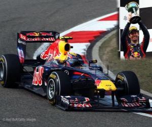 yapboz Mark Webber - Red Bull - Şanghay, Çin Grand Prix (2011) (3.lük)